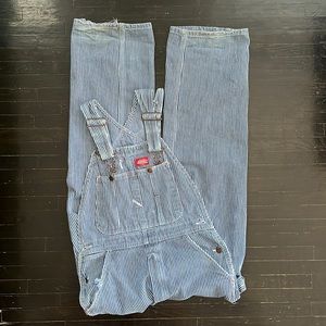 Dickies Hickory Stripe Bib Overalls - 28x32